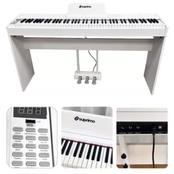 SUPRIMO SDP88 WH Digitalpiano Weiß