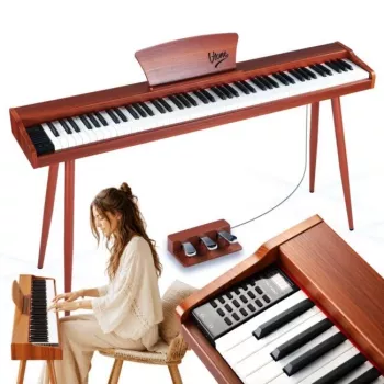 V-TONE BL-130 Digitalpiano Konsole Braun 88 Tasten Graded Hammer Action