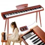 V-TONE BL-130 Digitalpiano Konsole Braun 88 Tasten Graded Hammer Action