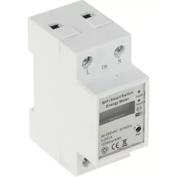Smart-Stromzähler Wi-Fi Tuya Einphasig 80A DIN-Schiene Energiemonitor