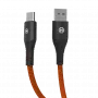HAMMER USB-A auf USB-C Kabel 1,2 m Schwarz 480Mbps Laden & Daten