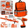 LEAN TOYS DIY Werkzeugrucksack Akku-Schraubendreher Gürtel