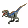 LEAN TOYS Dinosaurier-Jäger-Set Actionfiguren mit beweglichen Gliedern und Netz-Waffen-Zubehör