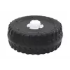 LEAN CARS A730-2 EVA-Rad - Vollgummi-Hinterrad, pannensicher für Baby Merc Kinderwagen, 280 mm, Schwarz
