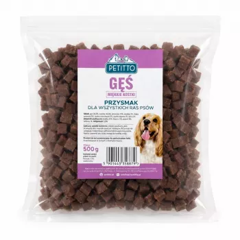 PETITTO Calcium-Würfel mit Gans für Hunde 500g
