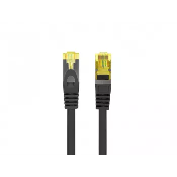 LANBERG Cat.6A S/FTP LSZH Patchkabel 20m Schwarz – 10GbE, Fluke Passed, 26AWG Reines Kupfer