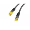 LANBERG Cat.6A S/FTP LSZH Patchkabel 20m Schwarz – 10GbE, Fluke Passed, 26AWG Reines Kupfer