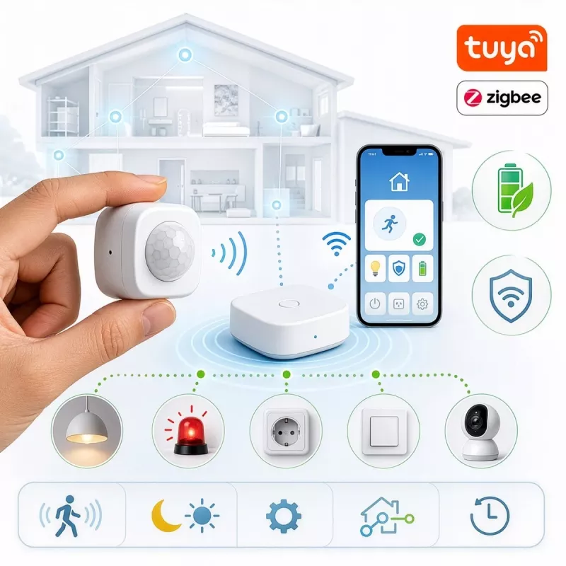 GREENBLUE Tuya Zigbee Bewegungssensor GB740