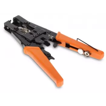 DELTA HT-5082R Ratschen-Crimpzange für isolierte und nicht isolierte Kabelschuhe 0,5-6 mm²