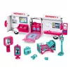 LEAN TOYS faltbarer Krankenwagen für Puppenkrankenhaus Mini-Puppenzubehör 11-teilig