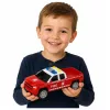 LEAN TOYS Feuerwehr-Fahrzeugset: Hubschrauber und Auto, Lichter, Geräusche 1:32