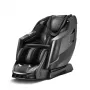 EXTRALINK 3D Zero Gravity Massagesessel mit SL-Track, Ganzkörper-Luftdruckmassage, Lendenwirbelwärme, Bluetooth-Lautsprechern, Schwarz
