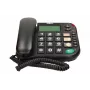 MAXCOM KXT 480 BB Schnurtelefon mit LCD-Display, Schwarz