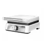 MPM MGO-41 Waffeleisen 1600W Weiß – Belgisches Waffeleisen mit Antihaft-Platten