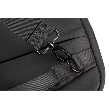MODECOM Split 15 Laptoptasche 15,6 Zoll schwarz Polyester Aktentasche mit verstellbarem Schultergurt