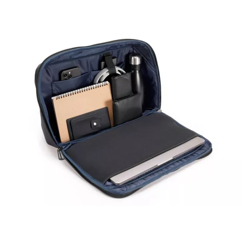 MODECOM Split 15 Laptoptasche 15,6 Zoll schwarz Polyester Aktentasche mit verstellbarem Schultergurt