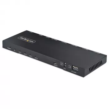 StarTech.com 4-Port 4K HDMI Splitter 1x4, 4K 60Hz, HDMI 2.0, HDCP 2.2, HDR10, 18Gbps, EDID Copy, Stahlgehäuse