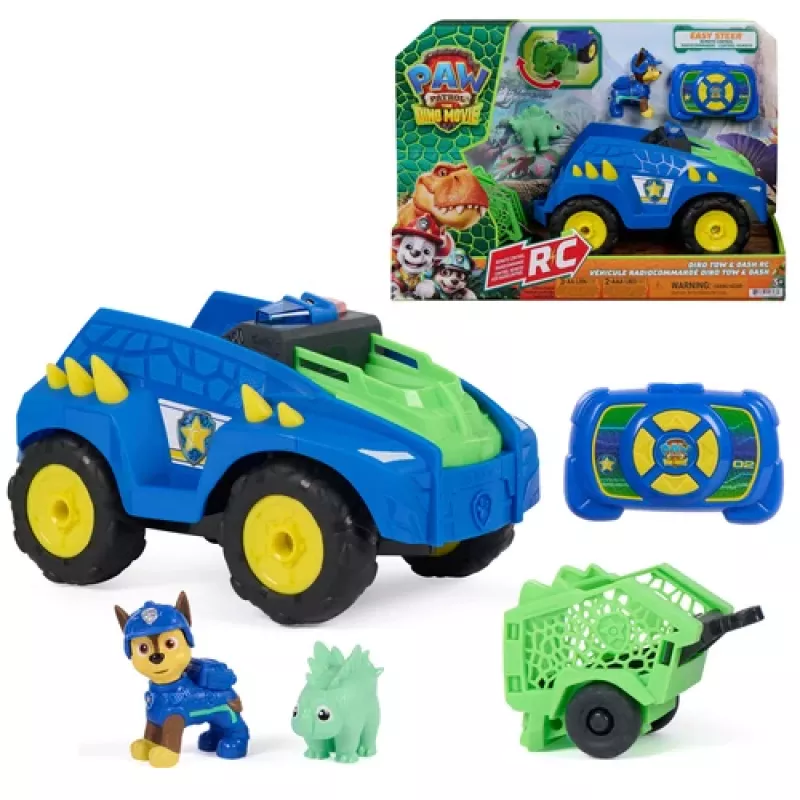 Paw Patrol: Der Dino-Film - Chase RC Dino-Rettungsfahrzeug von Spin Master