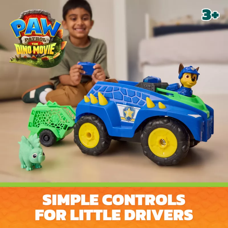 Paw Patrol: Der Dino-Film - Chase RC Dino-Rettungsfahrzeug von Spin Master
