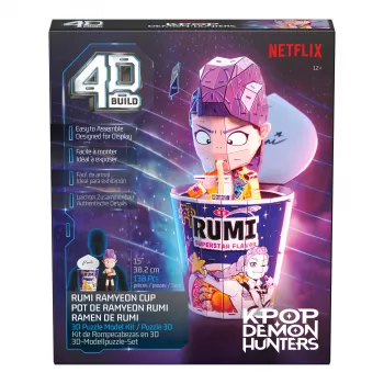 Spin Master 4D Build K-Pop Demon Hunters Rumi Ramen Cup 3D Puzzle