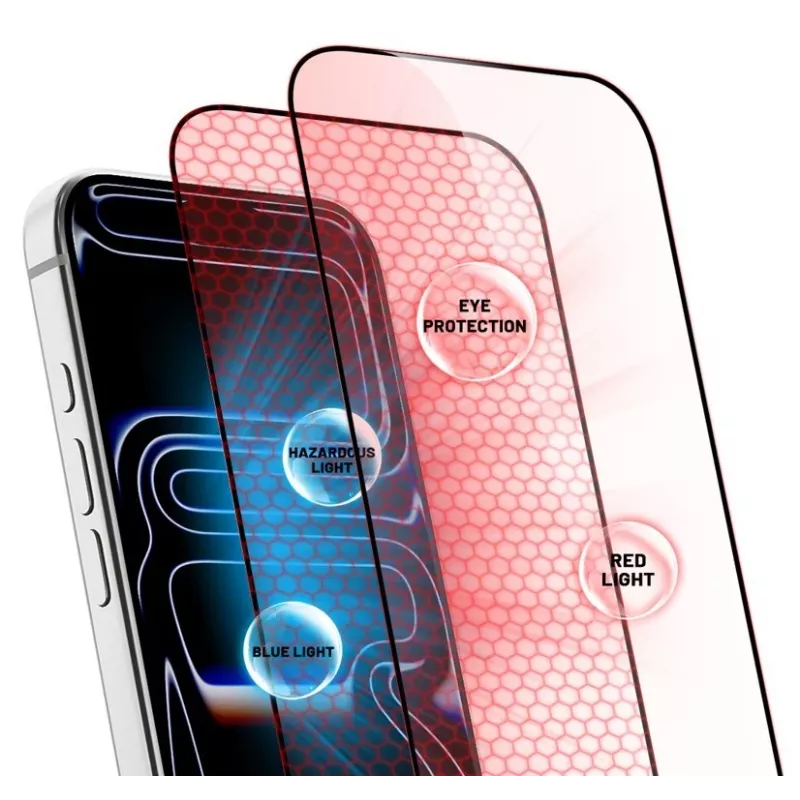 CRONG Tempered Glass OptiRed iPhone 17 Pro Max Displayschutzfolie