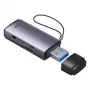 Baseus USB 3.0 2-in-1 SD- & microSD-Kartenleser – Grau