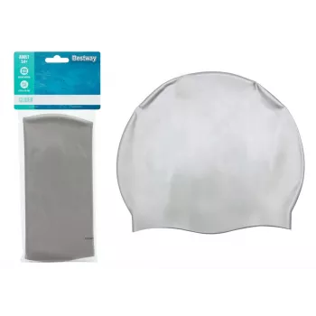 Bestway 26006 Silikon-Badekappe Silber