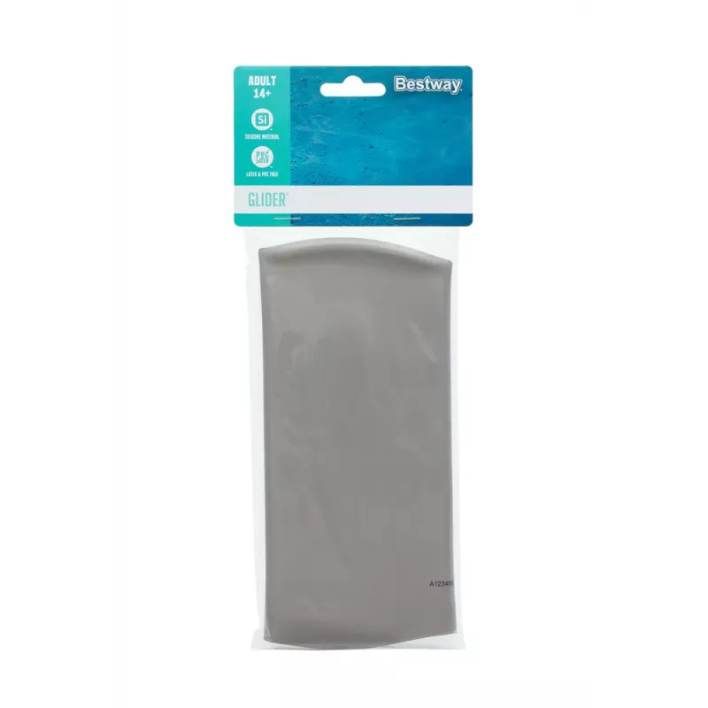 Bestway 26006 Silikon-Badekappe Silber