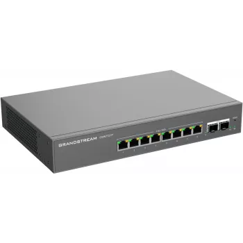 Grandstream GWN7721P Layer 2 Lite Managed 2,5-Gigabit-PoE+-Switch, 5 Ports (4x 2,5G PoE+, 1x 2,5G), 60W Budget, lüfterlos, Cloud/Web-verwaltet