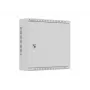 LANBERG TPR-10 Wandmontage-Installationsschrank 400x400x140 mm Grau montiert mit perforierter Montageplatte