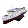 CubicFun 3D Puzzle - MS Prom Varsovia Schiffmodell, 150 Teile, 44 cm zusammengebaute Länge, mittlerer Schwierigkeitsgrad, ab 8 Jahren