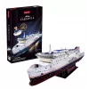 CubicFun 3D Puzzle - MS Prom Varsovia Schiffmodell, 150 Teile, 44 cm zusammengebaute Länge, mittlerer Schwierigkeitsgrad, ab 8 Jahren