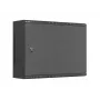 LANBERG TPR 19 Wandmontage 4U Netzwerkschrank mit Mesh-Tür 560x420x180 mm Schwarz (montiert)