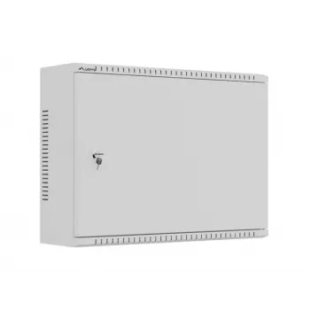 LANBERG TPR-19 Wandmontage-Installationsschrank mit Lochblech 560x420x180 mm Grau (vormontiert)