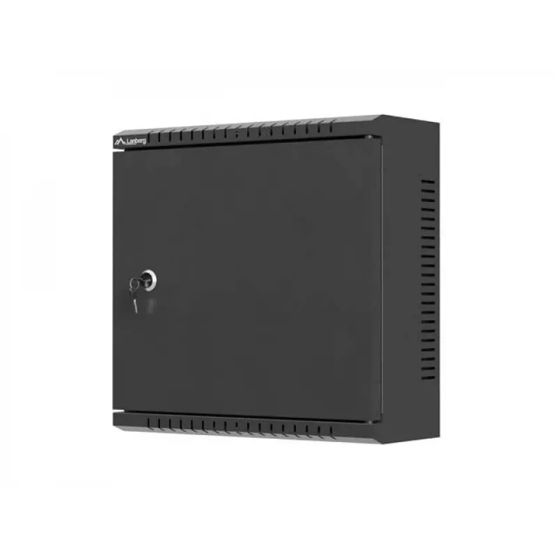 LANBERG WAT1-3414-00B Wandmontage-Installationsschrank TPR 10 mit Netzplatte 340x340x140 mm Schwarz