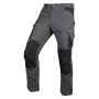 NEO TOOLS Mix&Match Arbeitshose, Canvas, Cordura-verstärkt, Grau-Schwarz, Größe L