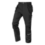 NEO TOOLS Mix&Match 4-Wege-Stretch-Arbeitshose mit Cordura-Verstärkungen und Holstertaschen, Schwarz, Größe XXXL
