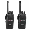 LEAN TOYS Walkie Talkie USB Noise Reduction Schwarz 200M Reichweite
