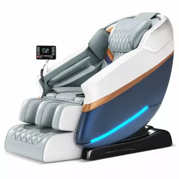 EXTRALINK 3D Zero Gravity Massagesessel Weiß-Blau
