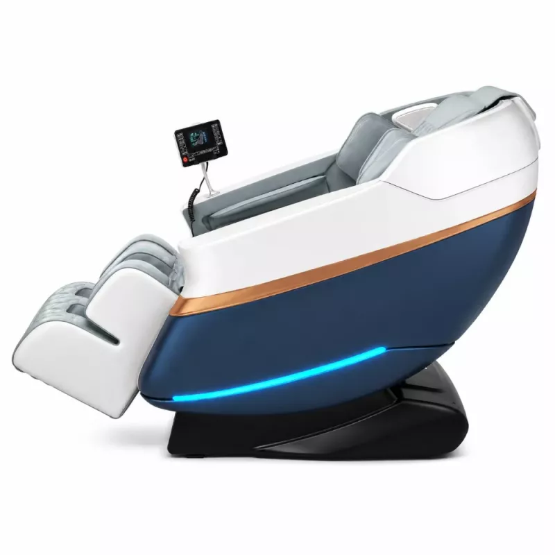 EXTRALINK 3D Zero Gravity Massagesessel Weiß-Blau