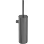 DEANTE ADR_D721 Wand-Toilettenbürste mit Halter, Schwarz