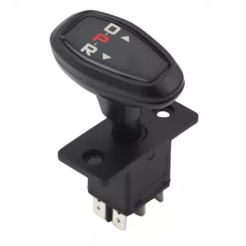 LEAN TOYS Gangschalter für Elektro-Kinderfahrzeuge - Vorwärts/Stopp/Rückwärts, 3-Stufen-Wippschalter, 6V-12V, 15A, Einbau