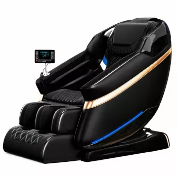 EXTRALINK 3D Zero Gravity Massagesessel Schwarz-Gold