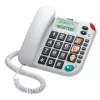 MAXCOM Tischtelefon KXT480 - Schnurtelefon mit Anruferkennung, Freisprecheinrichtung, Schwarz