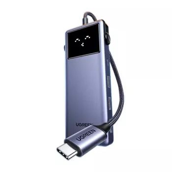 UGREEN USB-C Hub 7-in-1 mit 3x USB 3.0, HDMI 4K, Gigabit Ethernet, 100W PD, Space Grau