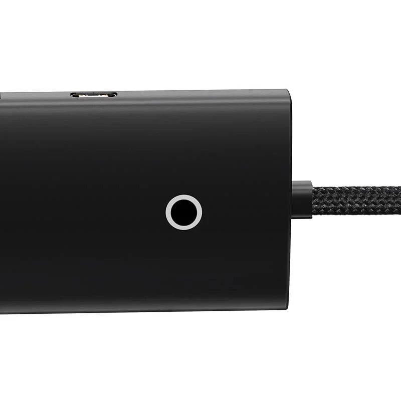 Baseus Lite Series 4-Port USB 3.0 Hub - 5Gbps, Bus-Powered, Schwarz (WKQX030101)