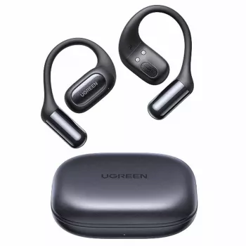 UGREEN HiTune FitBuds WS213 True Wireless Earbuds, Bluetooth 5.2, IPX4, Touch Control, ENC Mikrofon, 24h Akku, Schwarz