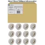G&G 19803 Weiße selbstklebende A4-Etiketten 105x148mm 4/Blatt 100 Blatt (400 Etiketten)