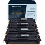 G&G Kompatible Tonerkartuschen 4er-Pack für HP 203X Serie, Schwarz Cyan Magenta Gelb, Hohe Ergiebigkeit, GS-H203X-4P