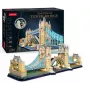 Cubic Fun 3D Puzzle Tower Bridge mit LED-Beleuchtung | 113 Teile | Architektur-Modellbausatz
